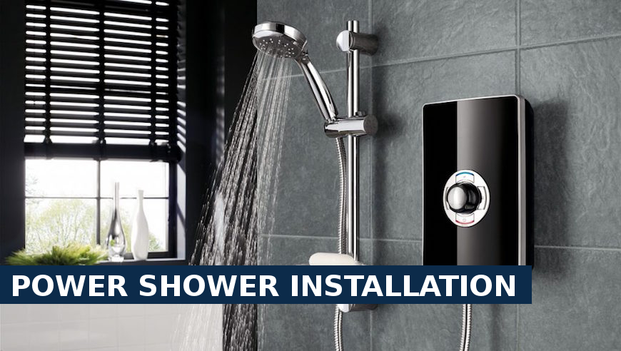 Power shower installation Uxbridge